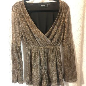 MINK PINK Shimmer romper